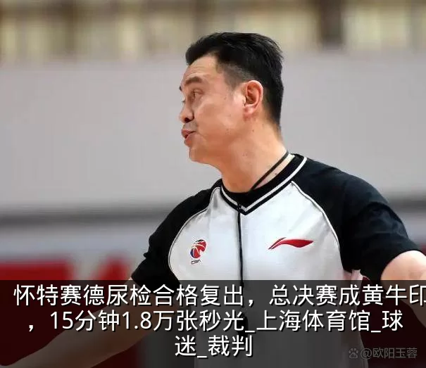 怀特赛德尿检合格复出，总决赛成黄牛印钞机，15分钟1.8万张秒光_上海体育馆_球迷_裁判