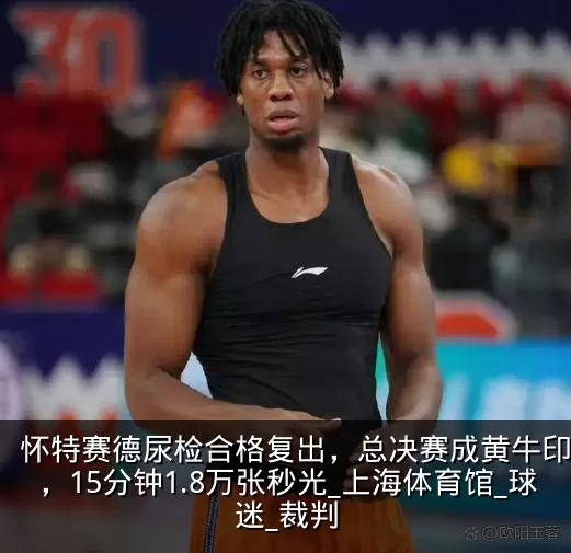 怀特赛德尿检合格复出，总决赛成黄牛印钞机，15分钟1.8万张秒光_上海体育馆_球迷_裁判